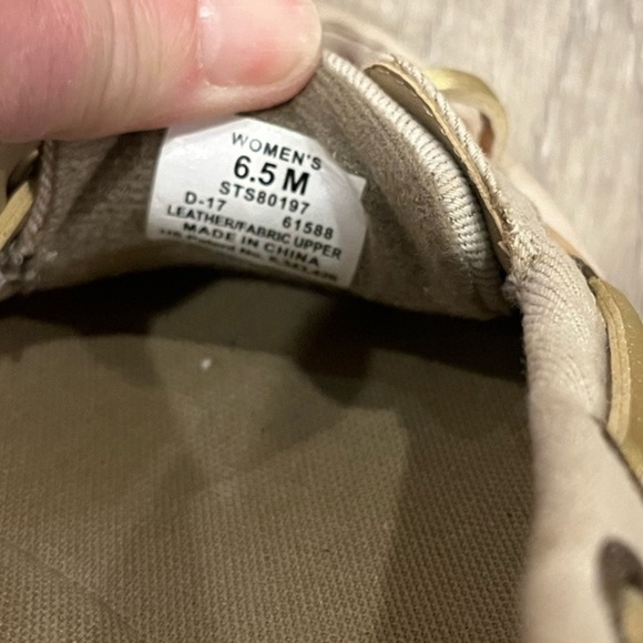Sperry Top Sider Boat Shoes Beige 6.5 - Picture 10 of 16